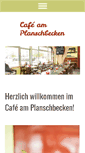 Mobile Screenshot of cafe-planschbecken.de